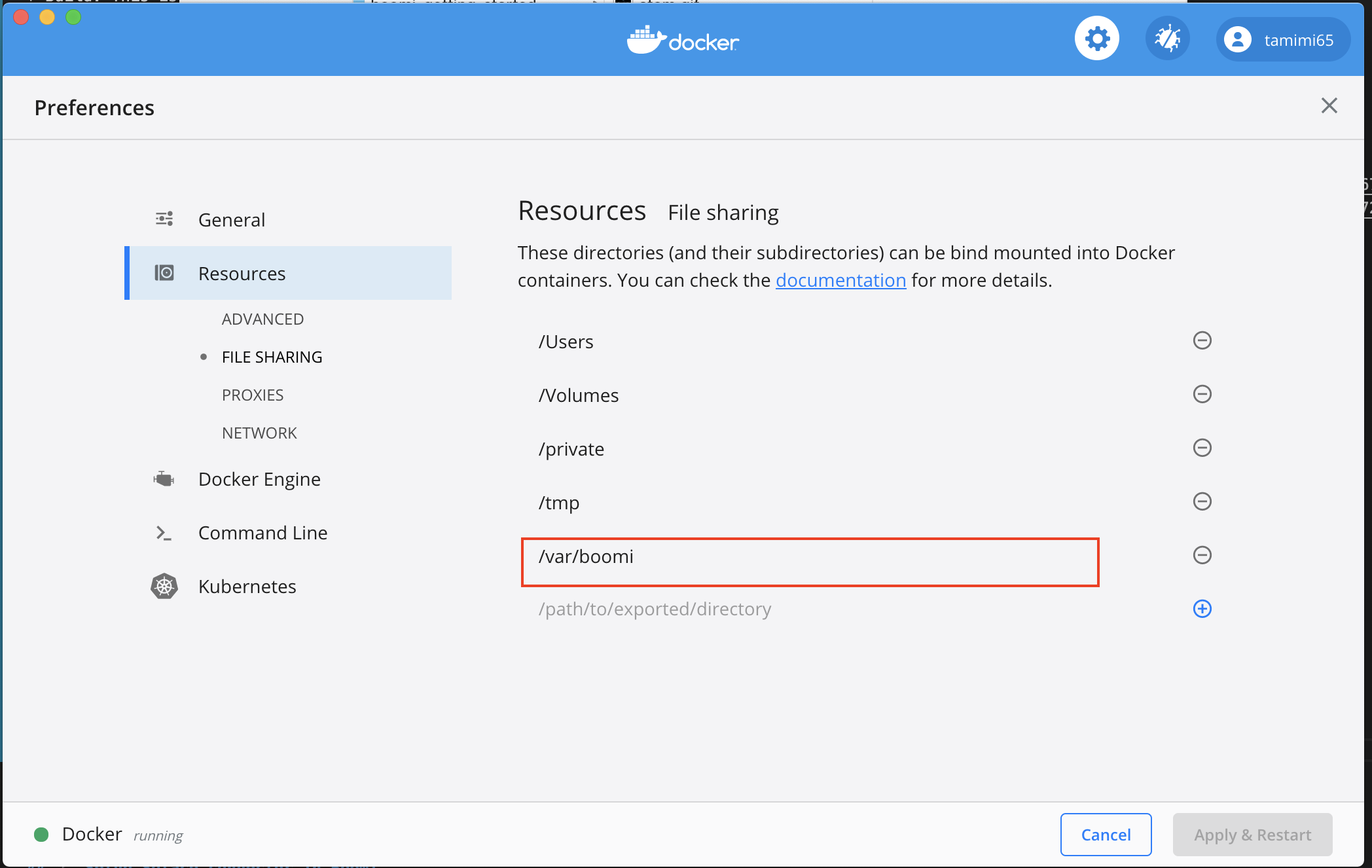 docker-sharing