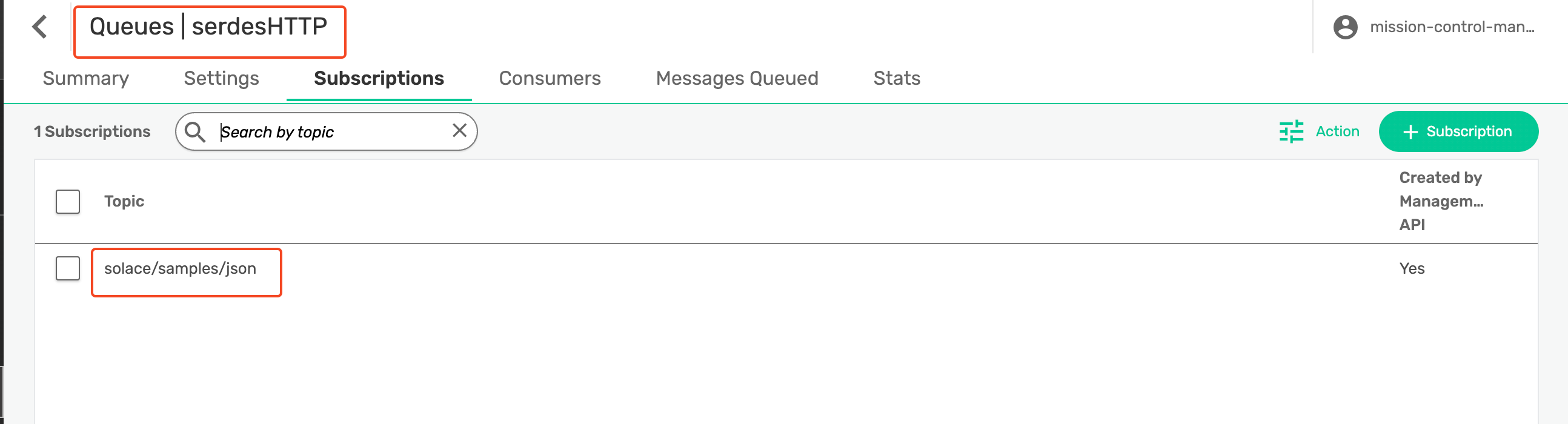 Create queue